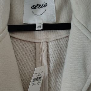 Aerie Cream Knit Cardigan